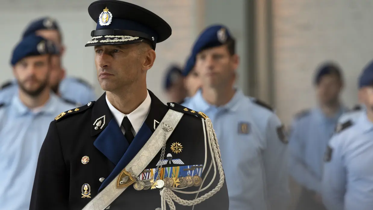 Foto van de nieuwe CKMar Roger Costongs, gemaakt tijdens zijn aantreden in augustus 2026.