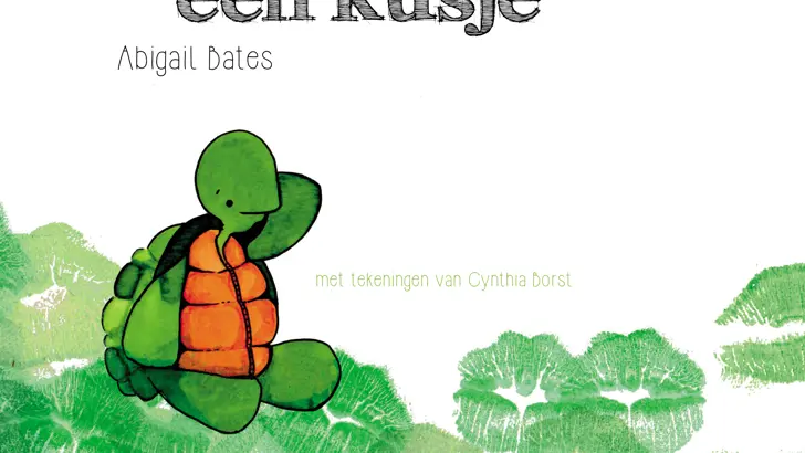 Cover thuisfrontboekje marechaussee, met de titel: Elke dag een kusje.
