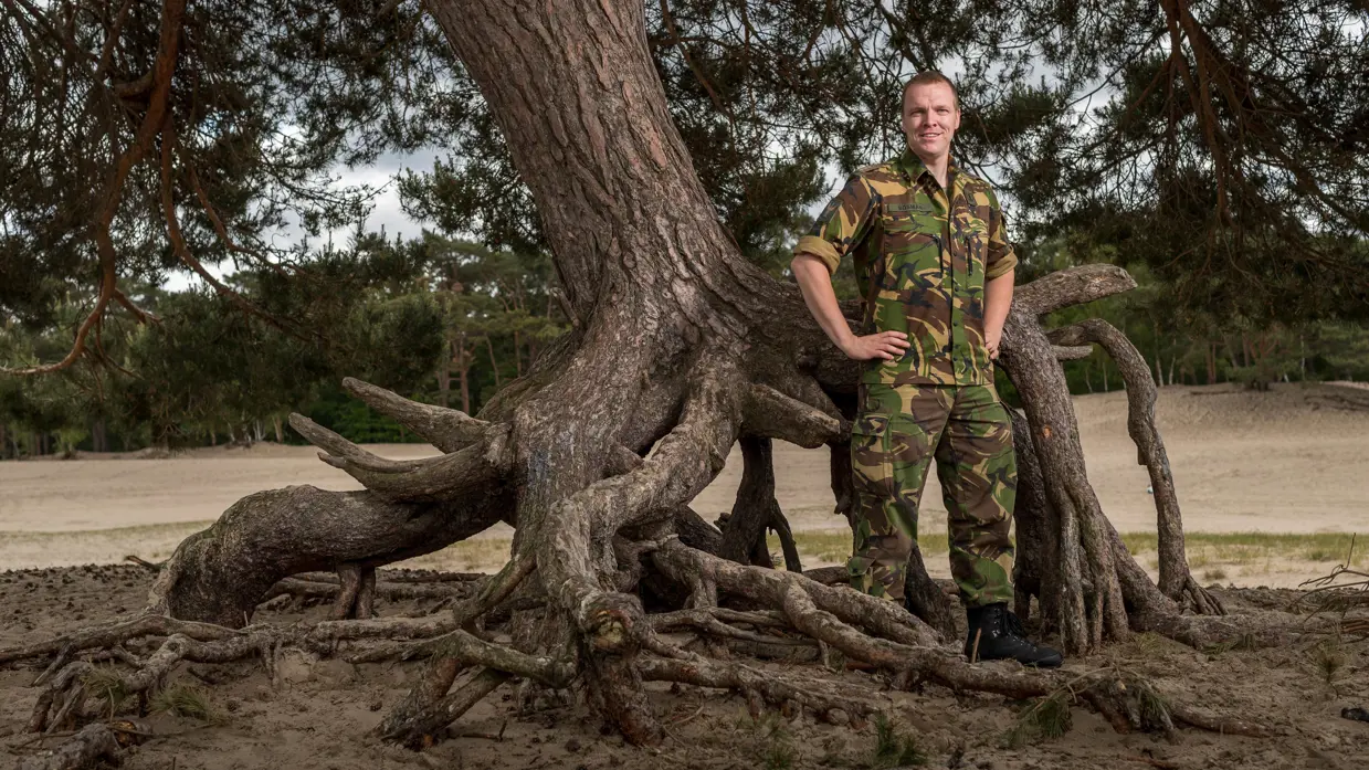 Kapitein Jaap Bosman.