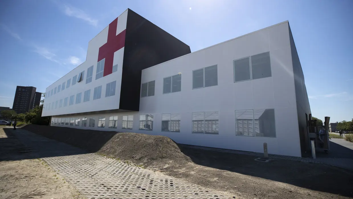 Ingang van het gezondheidscentrum in Den Helder.