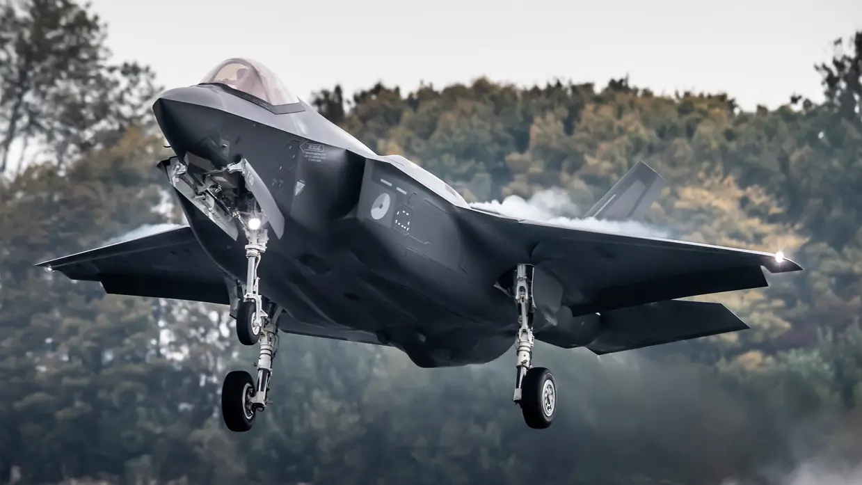Opstijgende F-35.