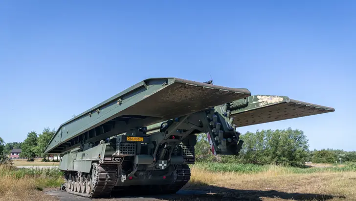 Leopard 2-brugleggende tank.
