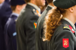 Reservisten op archiefbeeld