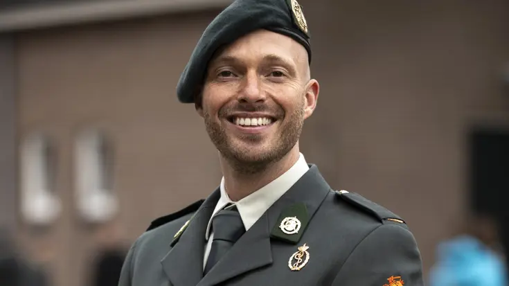 Portretfoto van een militair.