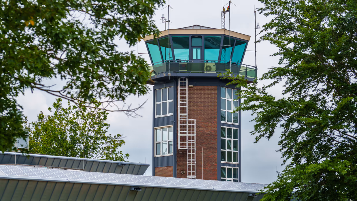 Verkeerstoren Vliegbasis Woensdrecht.
