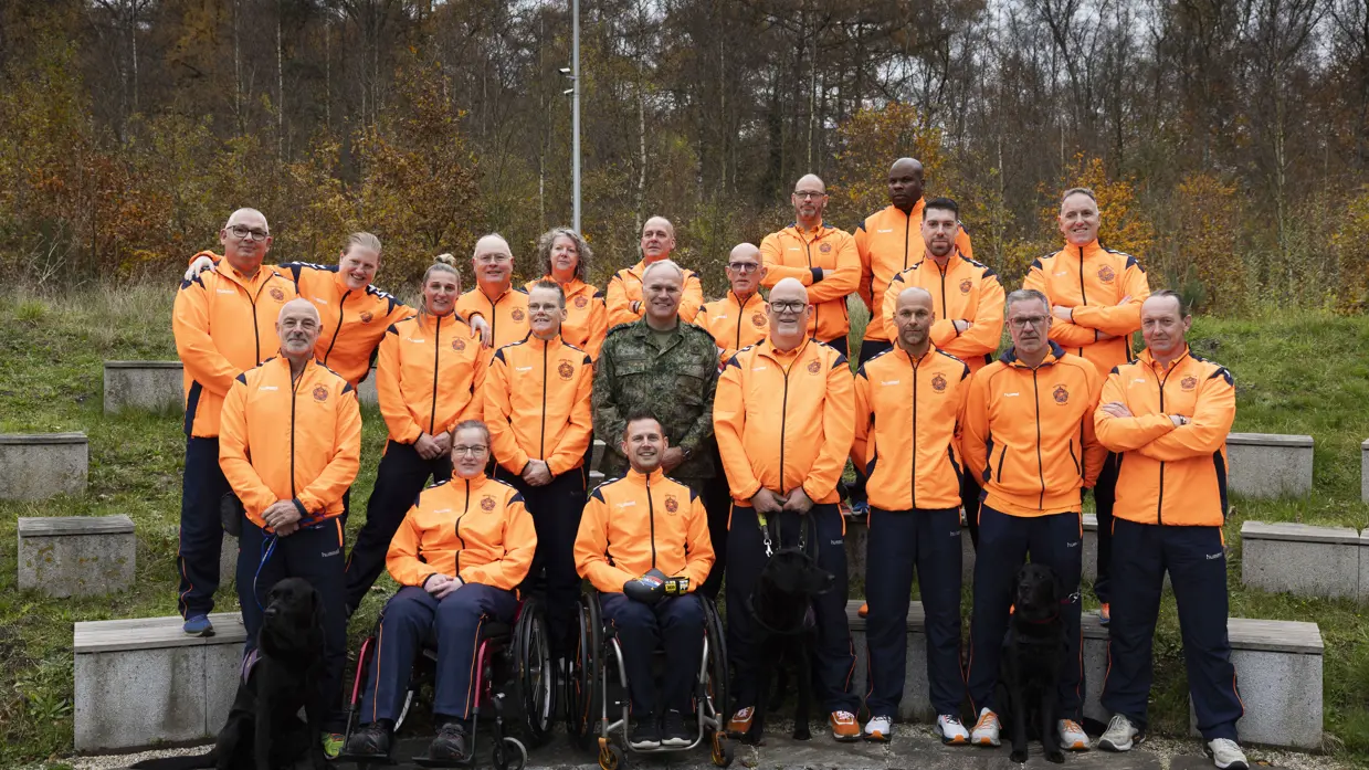 Groepsfoto deelnemers Invictus Games 2025.