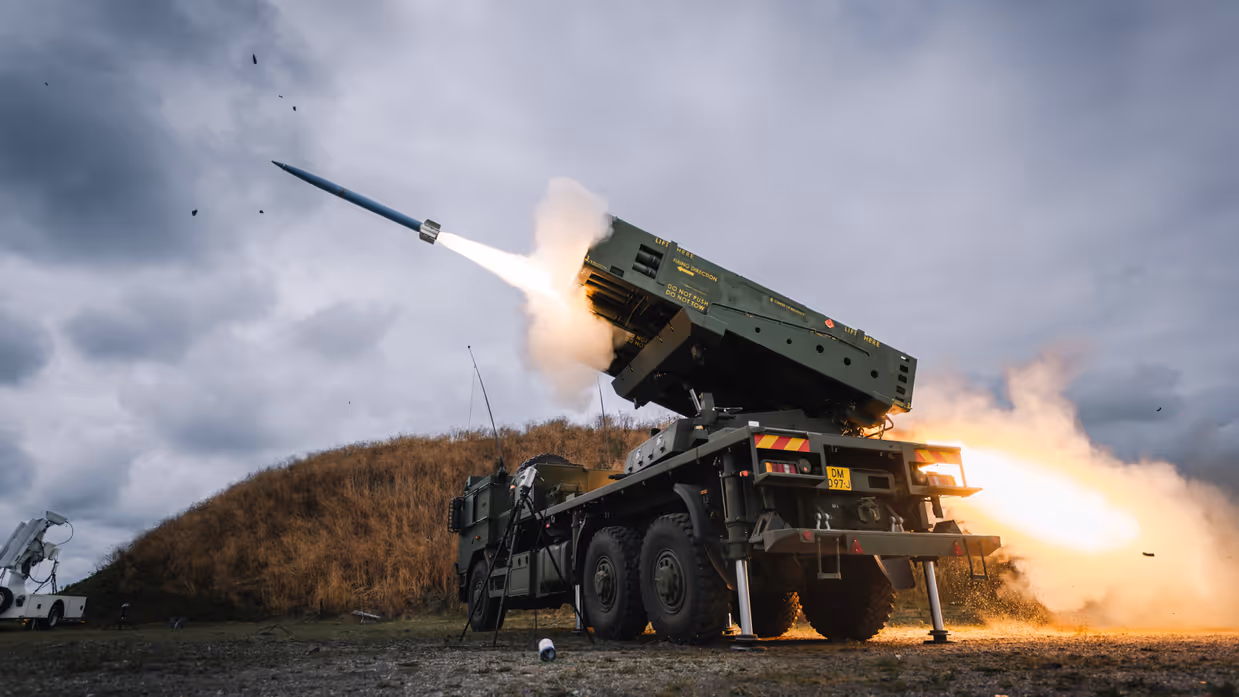 Lancering van een raket.