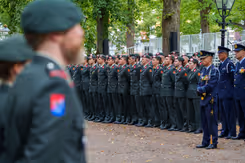 Beëdiging op het Lange Voorhout