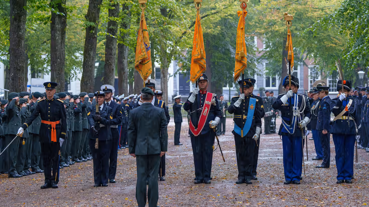 Een beëdiging op het Lange Voorhout
