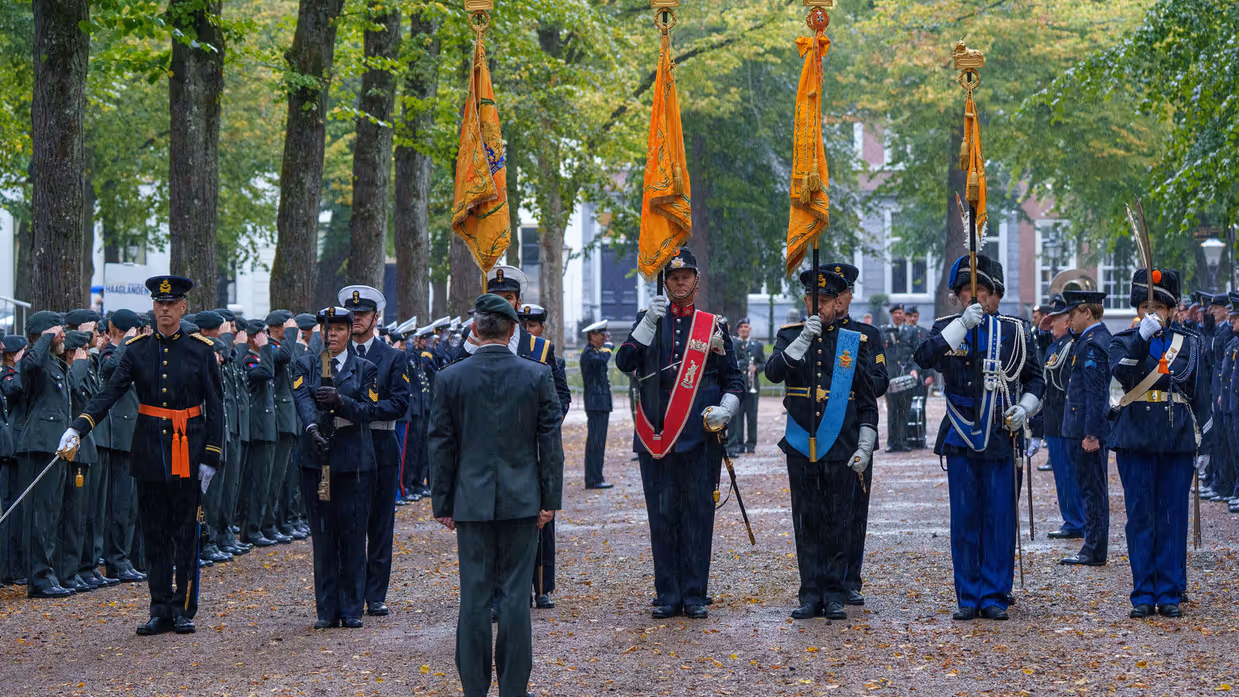 Een beëdiging op het Lange Voorhout