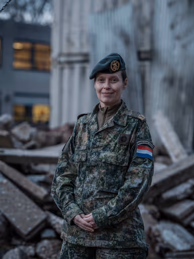 Portret brigadegeneraal Diana Verweij