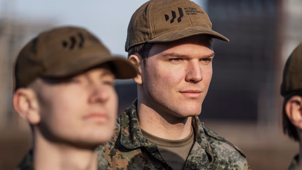 Portretfoto van een reservist.