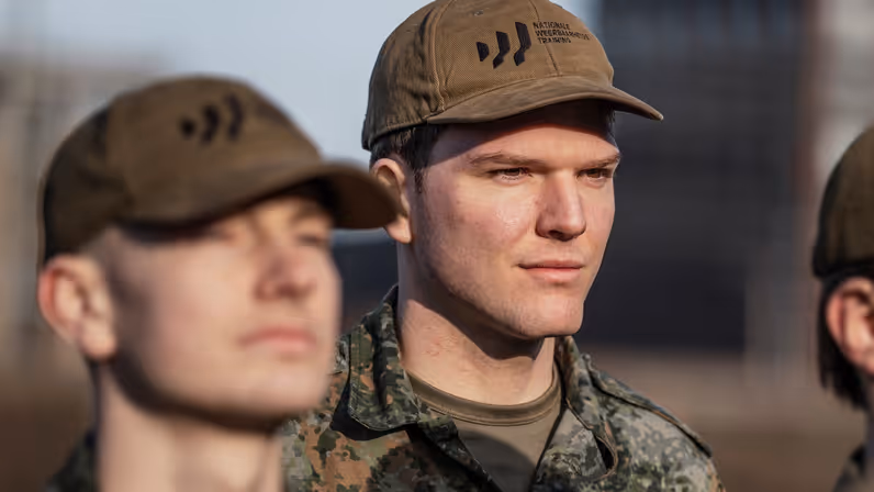 Portretfoto van een reservist.