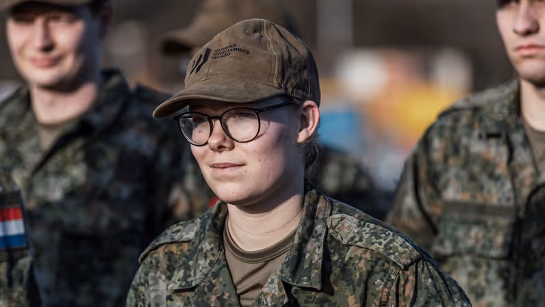 Denise hoopt na haar studie als voltijds bij Defensie aan de slag te gaan.