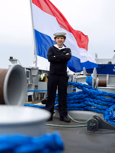 Portretfoto matroos 1 LDV Rowan.