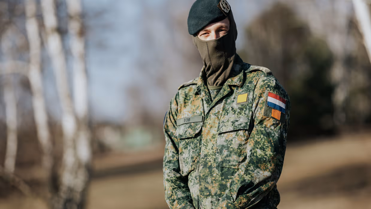 Portret korporaal Bob. 