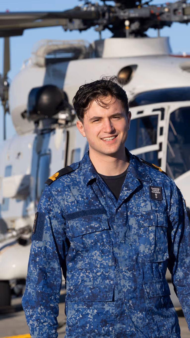 LTZ 3 Teun staat voor een NH90.