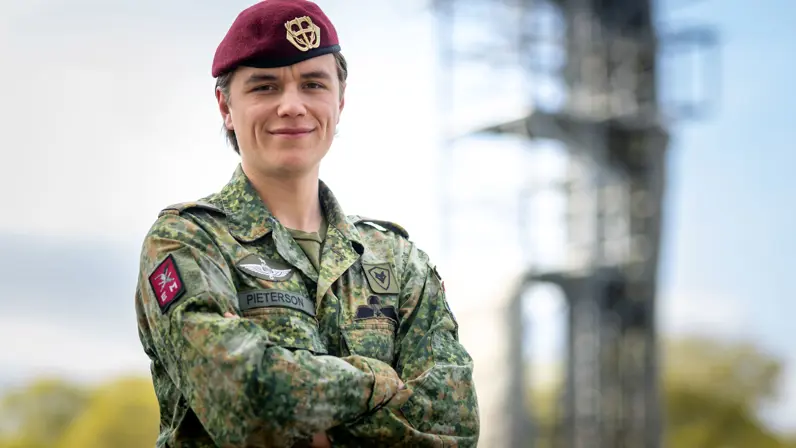 Korporaal Pieterson, instructeur bij MDT Missie. 