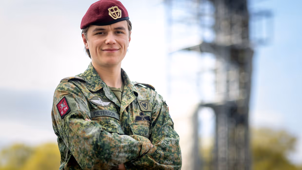 Korporaal Pieterson, instructeur bij MDT Missie. 