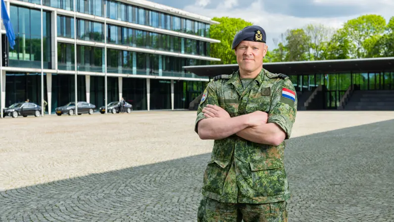Portretfoto van overste Jeroen. 