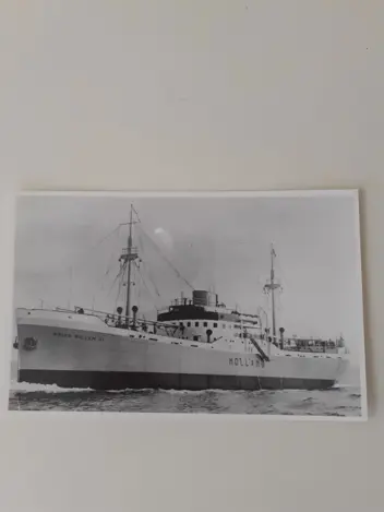 Historische foto schip.