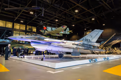 F-16 MiG-killer (J-063) in het Nationaal Militair Museum.