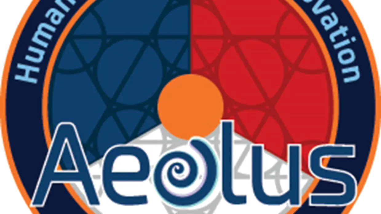  Badge met Aeolus logo. 