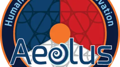  Badge met Aeolus logo. 