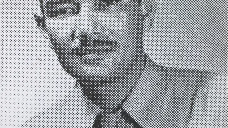 Zwart-wit foto van korporaal der mariniers Giovanni Hakkenberg.
