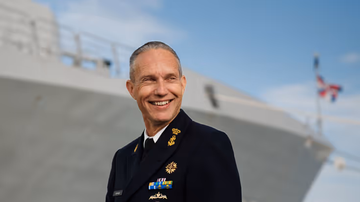 Portret van de Commandant Zeestrijdkrachten