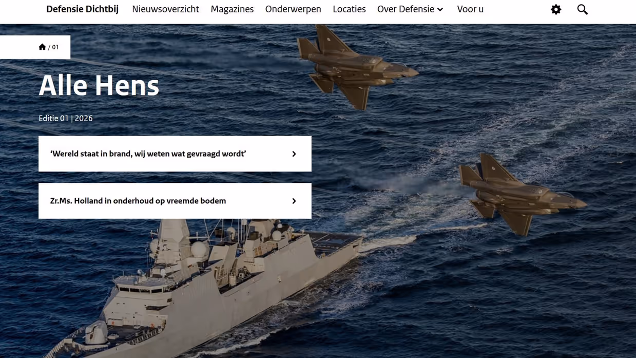 overzicht van de inhoudspagina Alle Hens 01