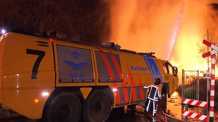 Blussende gele crashtender.