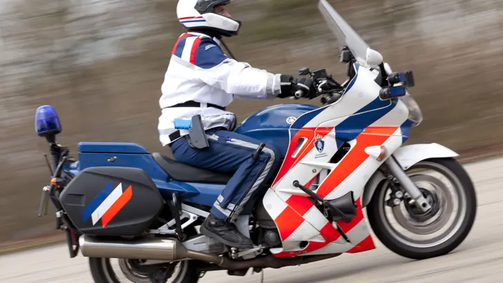 Motor Koninklijke Marechaussee.