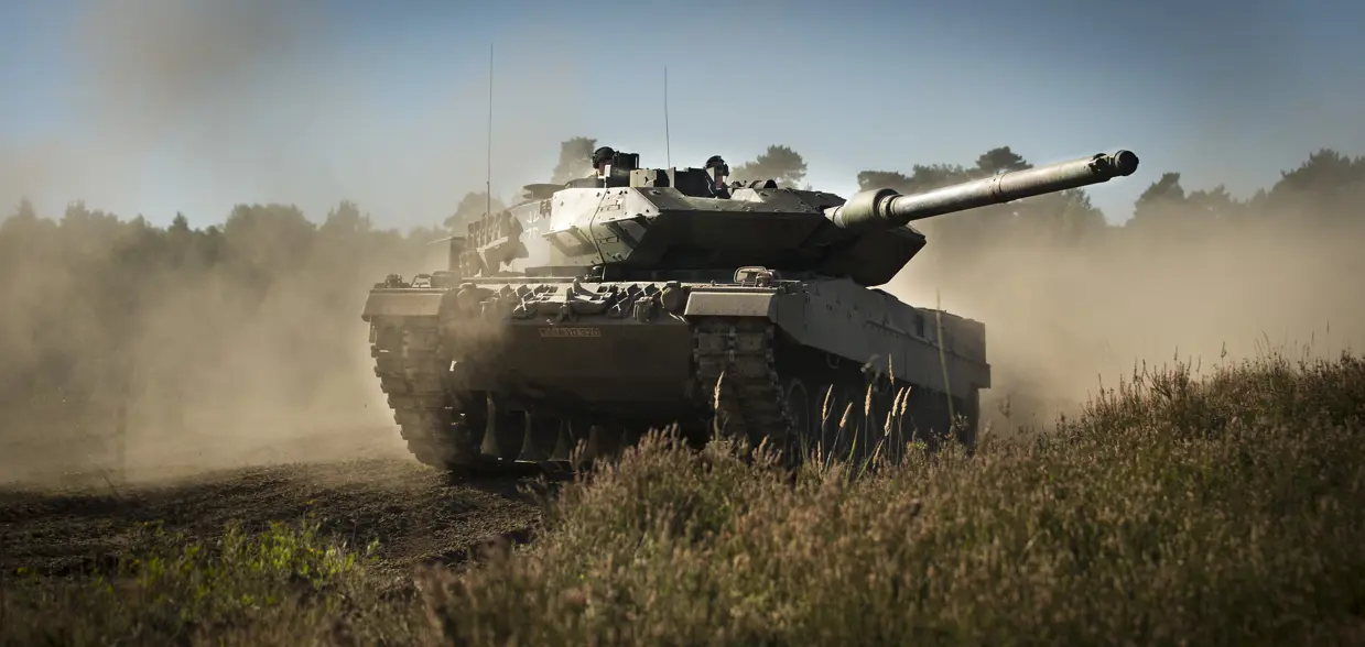 Leopard 2 A6-gevechtstank.