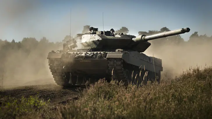 Leopard 2 A6-gevechtstank.