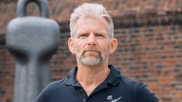 Portret van adjudant van de mariniers Maurits.