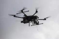 Vliegende drone.