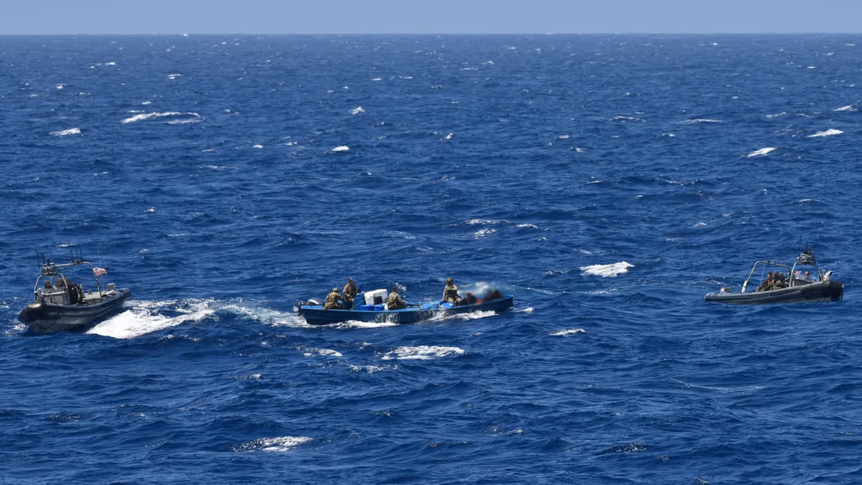 Antidrugsoperatie in actie.