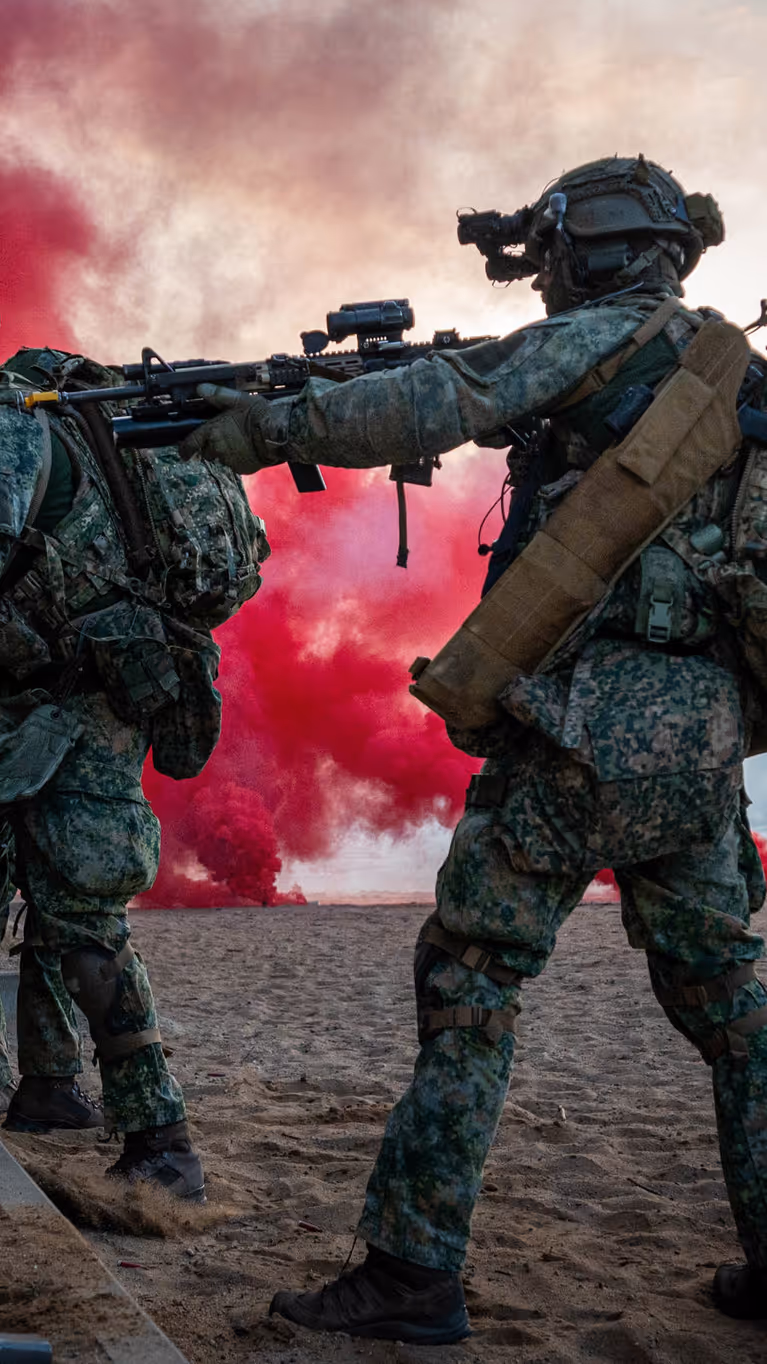 Pantserinfanteristen van 43 Gemechaniseerde Brigade tijdens een oefening in Litouwen.