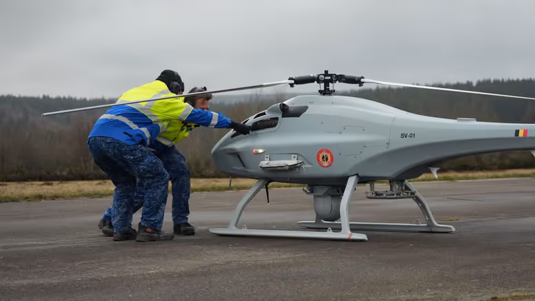 Monteurs checken de Skeldar