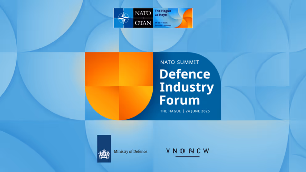 Logo Nato Summit Defence Industie Forum.