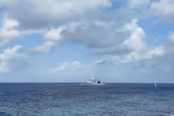 Zr.Ms Friesland op zee.