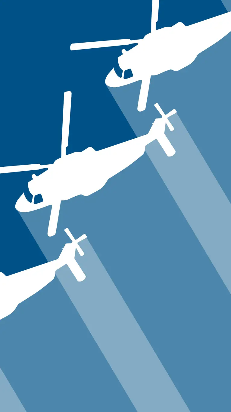 Illustratie van helikopters