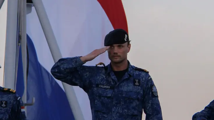  Luchtverdedigingsofficier luitenant ter zee 2OC Fedor Schlepers.