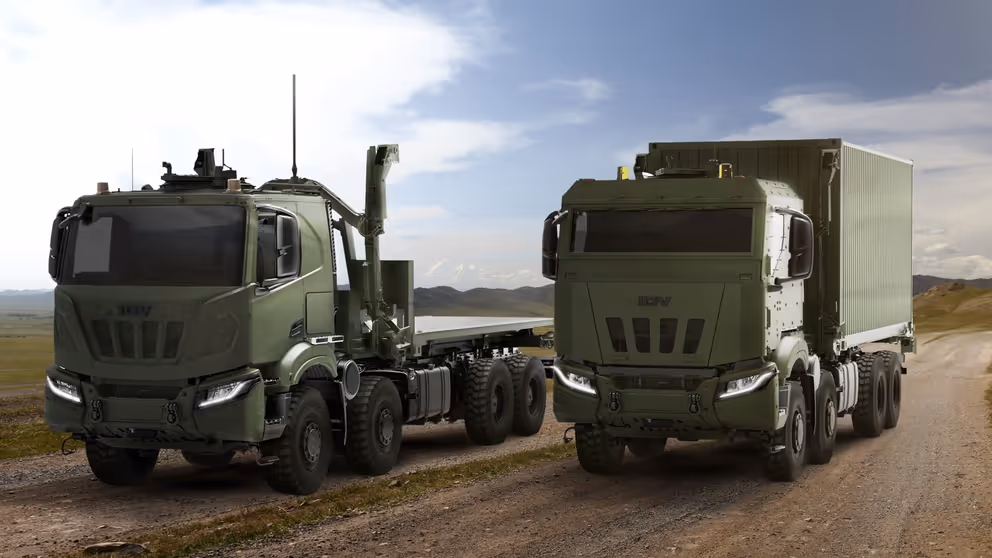 Impressie van nieuwe voertuigen voor Defensie.