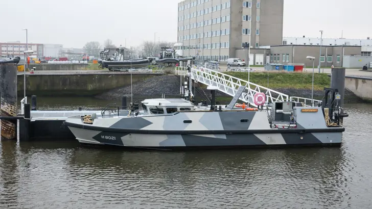 Compact hydrografisch opnamevaartuig