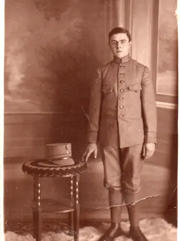 Militair Koenraad Bosman.