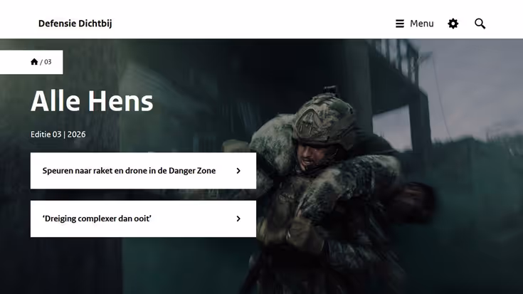 Indexpagina van de nieuwe Alle Hens