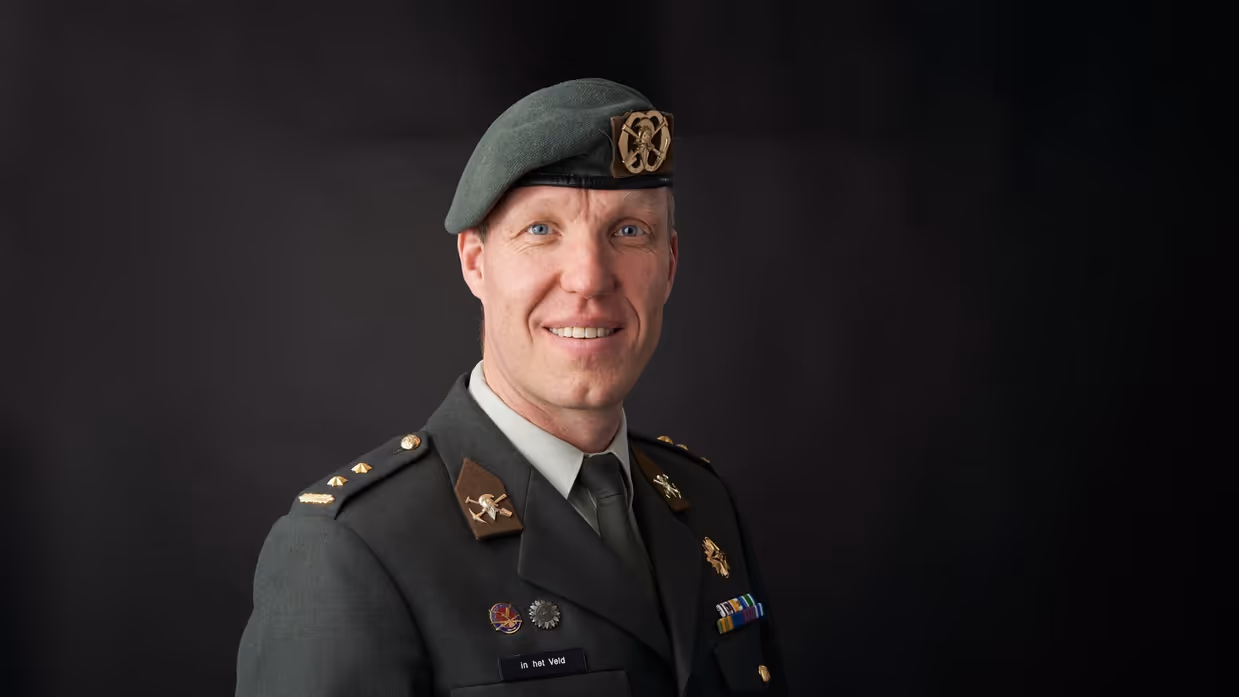 Portretfoto LKOL Jan in het Veld