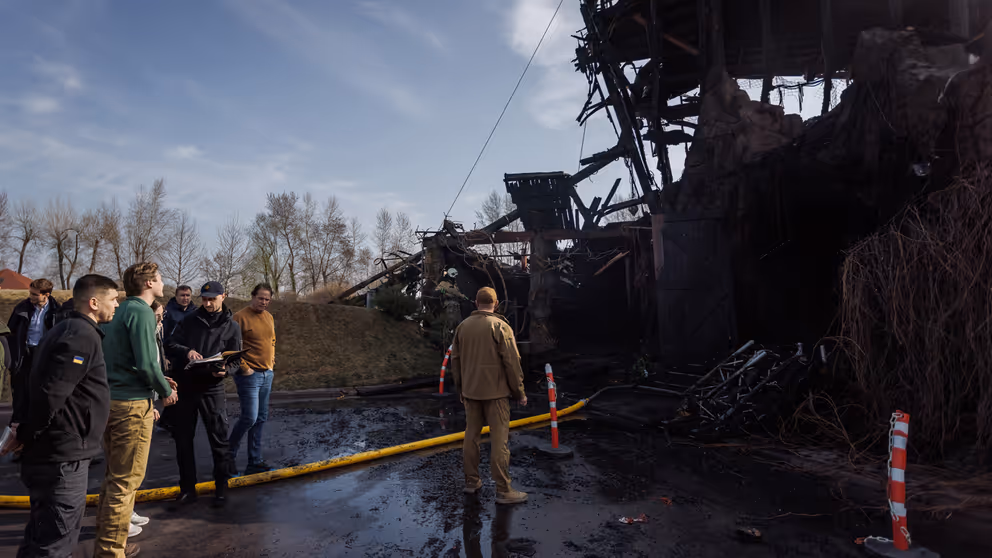 Ravage in Oekraïne.